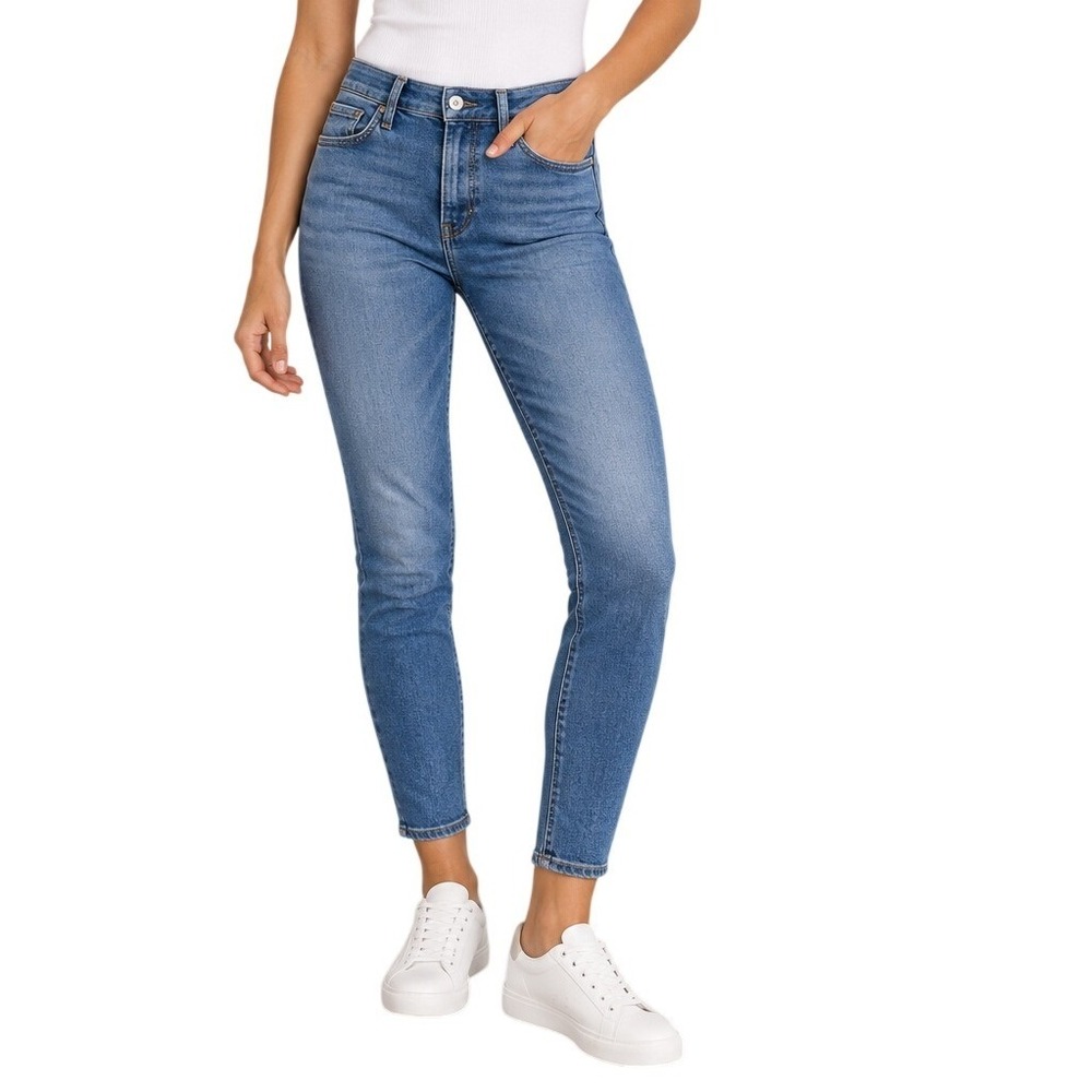 Rag & Bone Blue Cate Mid-Rise Ankle Skinny Jeans Women's 25